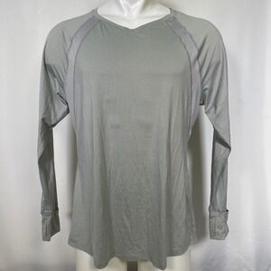Champion Long Sleeve Performance Thumbhole Gray Shirt Women's 2XL